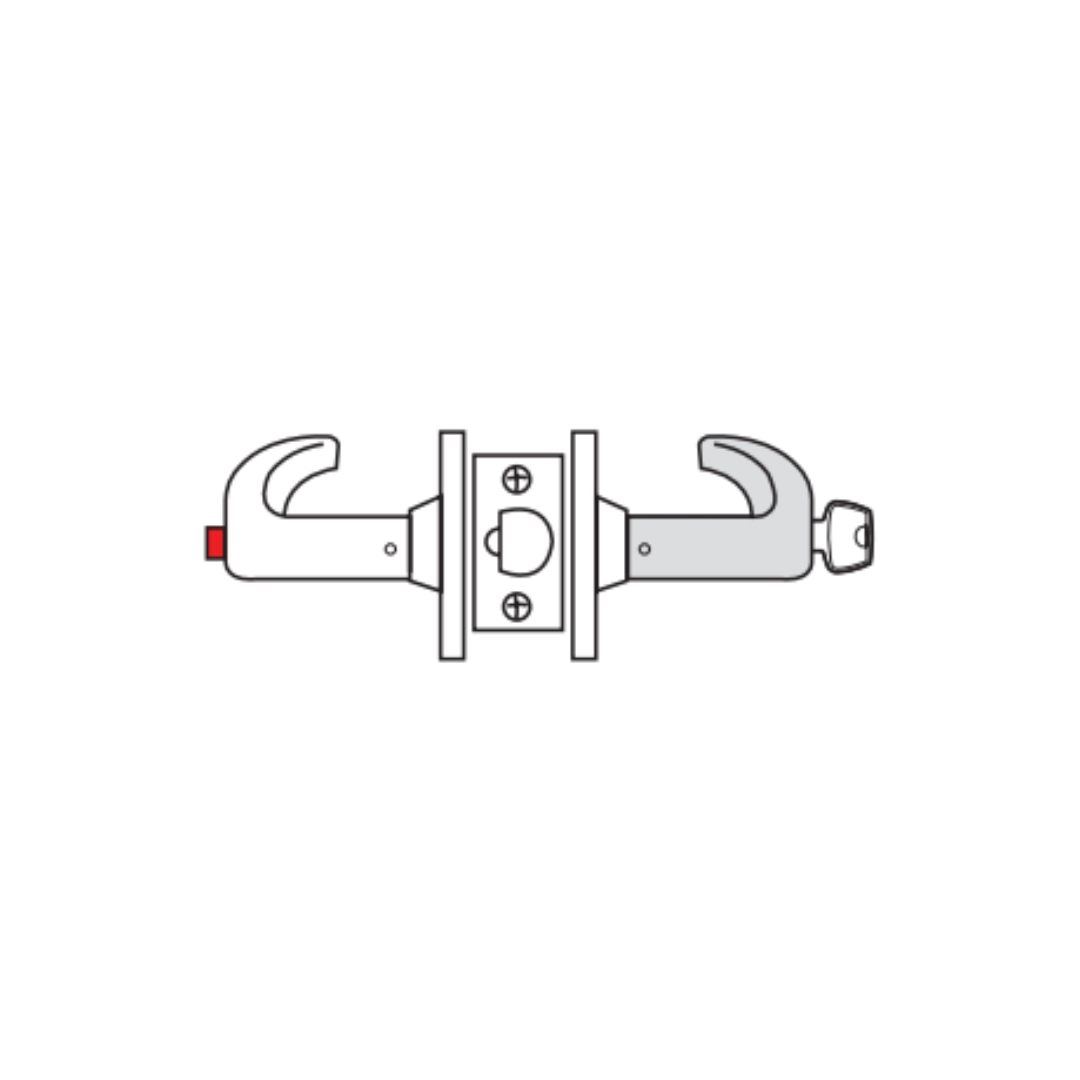 Picture of Sargent 10XG50 Grade 1 Hotel, Dormitory or Apartment Cylindrical Lock