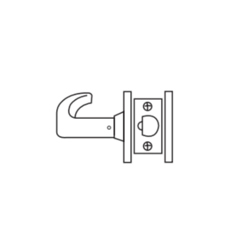 Picture of Sargent 10XG15-3 Grade 1 Exit or Communicating Cylindrical Lock, Non-Keyed