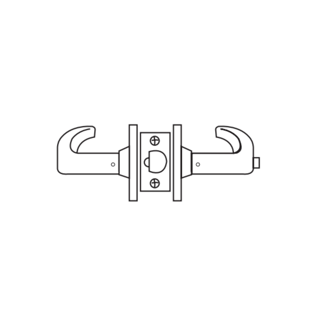 Picture of Sargent 10XG64 Grade 1 Time Out Lock Cylindrical Lock, Non-Keyed