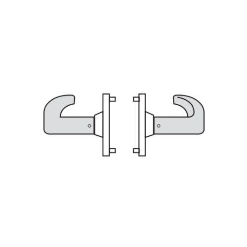Picture of Sargent 10XU94 Grade 1 Double Lever Pull  Cylindrical Lock, Non-Keyed