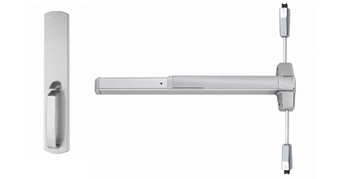 Picture of Von Duprin 9827TP-BE / 9927TP-BE Surface Vertical Rod Panic Exit Device, With Thumbpiece Trim
