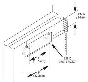 Sargent 351D Drop Plate For 351 Series Closer