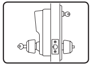 Kaba Simplex LL1076B-26D Pushbutton Privacy Lock (lockout) W/ Key LH & LHR Satin Chrome